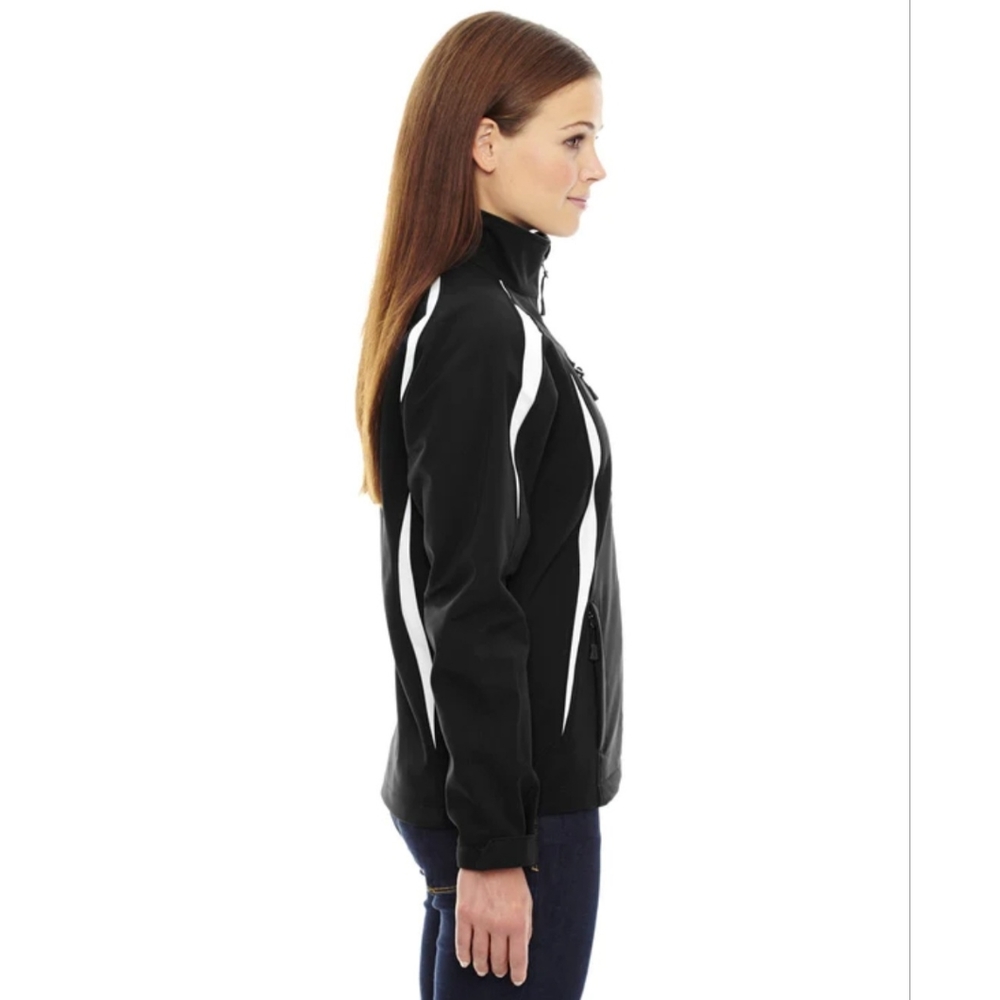 North End Womens Compass Color Block Soft Shell Jacket - Picture 4 of 15